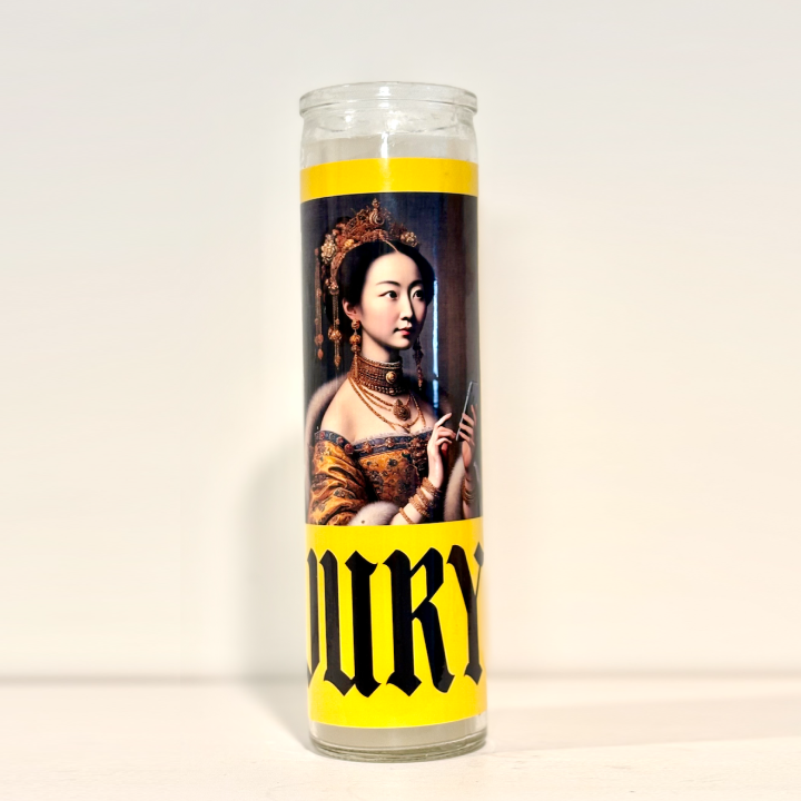 Yellow Prayer Candle