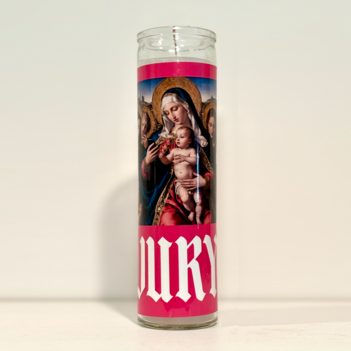 Pink Prayer Candle