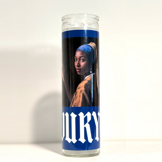 Blue Prayer Candle