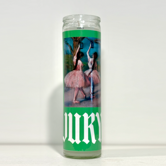 Green Prayer Candle