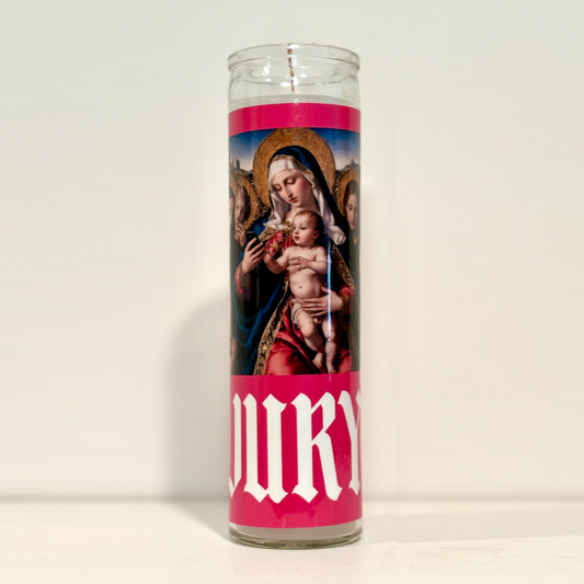Pink Prayer Candle
